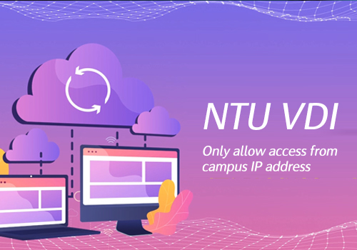 NTUVDI Service Upgrade and only allow access from campus IP address
